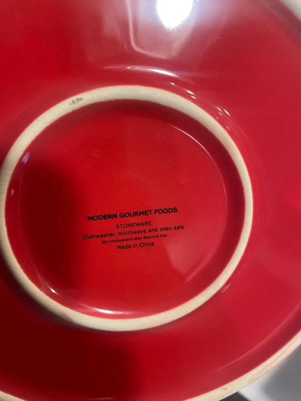 Modern Gourmet Foods Red Stoneware Tart Or Quiche Dish 8 In
